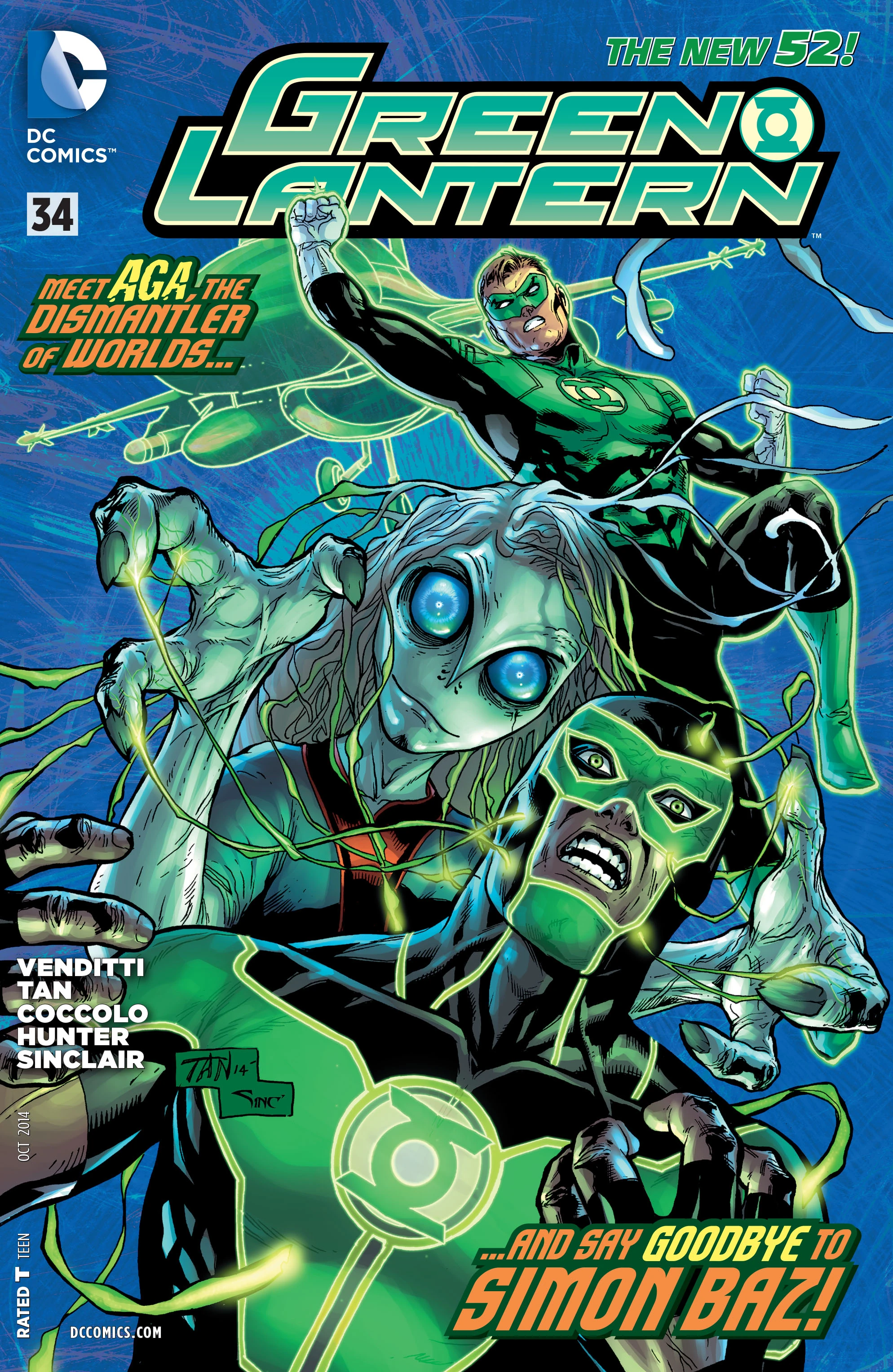 Green Lantern #34 (DC, 2014 — Cover A) cover